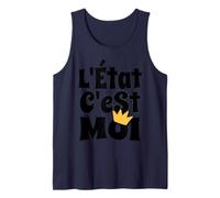 L'Etat C'est moi - Louis XIV French Quote Tank Top