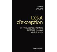 L'Etat d'exception. Crise du libéralisme et usages de la crise