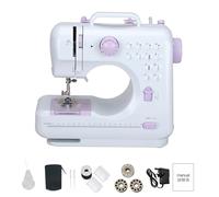 LetCart Sewing Machine for Beginner, 12 Needle Multifunctional Household Machine Electric Portable Double Thread Reverse Sewing Machine Two Speed