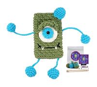 LetCartMaker Crochet Kit for Beginner, Cyclo Crochet Kit Crochet Starter Set with Step-by-Step Video Tutorials Birthday Holidays Gift for Kids Adults