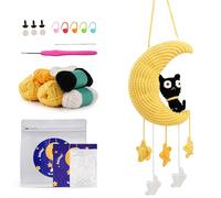 LetCartMaker Crochet Kit for Beginner, Mewna Crochet Kit Crochet Starter Set with Step-by-Step Video Tutorials Birthday Holidays Gift for Kids Adults