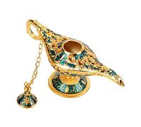 LetCartMaker Miracle Lamp, Elegant 3D Relief Design, Aladdin Lamp, Genie Lamp, Unique Craftsmanship, 12 x 4.5 x 6.5 cm, Phnom Penh Blue
