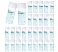 letcdfer 100 Pieces 5 Ml Plastic Sample Bottles,Test Tubes Screw Caps Mall Plastic Vials Small Plastic Bottles Storage Test Tube Storage Small Bottles Test Tubes with Lids for Liquid Powder Capsule