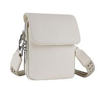 letech+ Crossbody Bags Mobile Phone for Women,PU Leather Women's Cross body Bags Handbag Small Phone Shoulder Bag with Adjustable Wide Strap,Versatile with Multiple Pockets for girl BEIGE