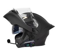 Letetexi Built In Bluetooth Motorcycle Helmet Automatic Intercom Flip-up Motorcycle Modular Helmet Anti-fog Dual Visor Casco para Motocicleta Bluetooth Bilt Helmet DOT ECE Approved