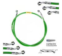 Letgoing Motorcycle Hydraulic Brake Line Oil Hose Pipe (Green) 28°-28° Fitting 400-2400mm Brake Clutch Oil Hose Pipe for ATV Dirt Pit Bike Enduro Motocross Street Sport Bikes
