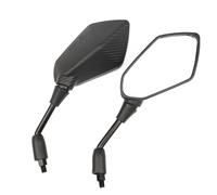 Letgoing Motorcycle mirrors E9 approved motorbike rear view mirrors M10 thread 360° swivelling clear view universal for ATV/scooter/moped//e-bike