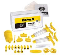 Letgoing Mountain Bike Hydraulic Disc Brake Oil Bleed Kit with connector Bicycle Tool for Shi-mano, Ma-gura, Te-ktro, Sr-am Series Bicycle Fluid Hydraulic Disc Brake Bleed Kit (2021 LITE)