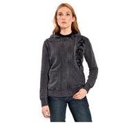 Lethal Angel Crossbones Ladies Zip-Hoodie black size M
