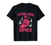 Lethal Dose of Spice Comic Pepper Print T-Shirt