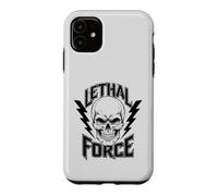 Lethal Force Skull Design - Bold Lightning Bolt Gothic Case for iPhone 11