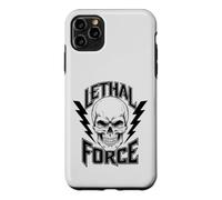 Lethal Force Skull Design - Bold Lightning Bolt Gothic Case for iPhone 11 Pro Max