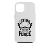 Lethal Force Skull Design - Bold Lightning Bolt Gothic Case for iPhone 13