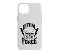 Lethal Force Skull Design - Bold Lightning Bolt Gothic Case for iPhone 14 Plus