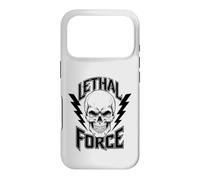 Lethal Force Skull Design - Bold Lightning Bolt Gothic Case for iPhone 17 Pro