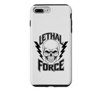 Lethal Force Skull Design - Bold Lightning Bolt Gothic Case for iPhone 7 Plus/8 Plus