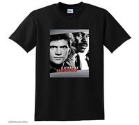 Lethal Weapon Mens T Shirt 4K Bluray Cover Tee Size XL Black