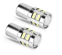 Lethra 2PCS P21w 1156 Ba15s LED Bulb, Super Bright White Led Car Bulbs with 6000K 6W 12V-24V, for Reverse Light RV Interior Lights Auto Backup Tail Turn Signal Light Stop DRL Lights Rear Fog Lamp