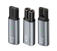 Lethra 3PCS USB-C Shaver Charger for Philips, Shaver Adapter Sets Charging Type-C Adapter for 4.3V/5V/15V, Charger for Shaver Compatible with Phillips Norelco and One Blade Series