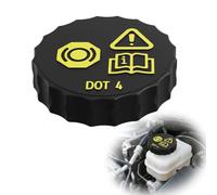 Lethra Car Brake Fluid Reservoir Cap, Brake Fluid Anti-Spill Bottle Cap for Vehicles Compatible with VW BYD Ford Focus MK2 MK3 Galaxy MK3 Mondeo Cmax Smax 1831528 BV612162AB （Black）