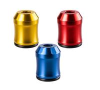 Lethra Screwdriver Head Magnetic Ring,3PCS Inner Diameter 6.35mm Removable Household Tool Universal Bit Holder for Power Drills Bits Screwdrivers DIY Repair Alloy Steel (Red, Blue, Yellow)