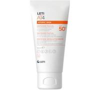 LETI AT4 Defense Gesichtscreme SPF 50+ - Wasserabweisende, hautschützende Gesichtspflege mit hohem Sonnenschutz (SPF 50+) bei trockener oder zu Neurodermitis neigender Haut, 50 ml Cream
