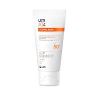 LETI AT4 Defense Gesichtscreme SPF 50+ - Wasserabweisende, hautschützende Gesichtspflege mit hohem Sonnenschutz (SPF 50+) bei trockener oder zu Neurodermitis neigender Haut, 50 ml Cream