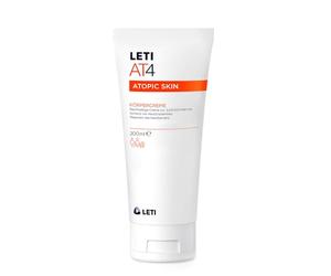 LETI AT4 Körpercreme - Reichhaltige Körperpflege Zum Schutz trockener Oder zu Neurodermitis neigender Haut, 200 ml Cream