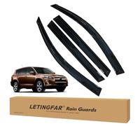 LETINGFAR Window Visors Rain Guards for Toyota RAV4 2006 2007 2008 2009 2010 2011 2012 Accessories, Wind Deflectors Vent Shades for Toyota RAV4