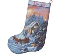 Letistitch Counted Christmas Stocking Cross Stitch Kit 24.5 x 37 cm