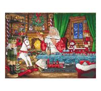 Letistitch counted cross stitch kit "Getting ready for the Christmas", 30x42cm,