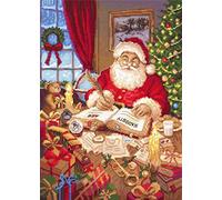 LetiStitch Counted Cross Stitch Kit - LETI 951 The List of Naughty and Nice