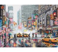 Letistitch New York Counted Cross Stitch Kit, Multi-Colour 40 x 30 cm