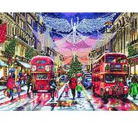 Letistitch Cross Stitch Kit - Regent Street at Christmas, London L8022