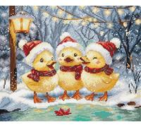 Letistitch L9968 Holiday Ducklings Counted Cross Stitch Kit