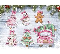 Letistitch L9969 Sweetmas Ornaments Counted Cross Stitch Kit