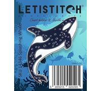 Letistitch Splashing Whale Chart Holder & Needle Minder 14346