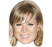 Letitia Dean (Smile) Celebrity Mask, Flat Card Face, Fancy Dress Mask