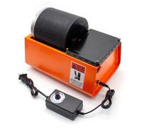 LeTkingok 2.5 kg Rock Rotary Tumbler Lapidary Polishing Machine, Single Drum Beads Rock Stones Gold Silver Jewellery Jade Metal Polishing Machine (Adjustable Speed)