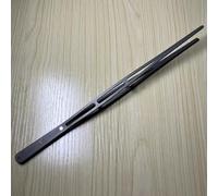 LeTkingok 30cm Titanium Alloy Extra Long Tweezers, High Temp Resistant Corrosion Resistant for Jewelry Making & Goldsmith (Straight Head)