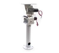 LeTkingok DIY DC Dual Axis Pan Tilt Solar Tracking and Monitoring Robot Heavy Load High Torque All Metal X Axis Y Axis Worm Gear Motor
