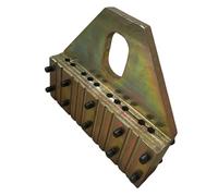 LeTkingok Elevator Wire Rope Clamps, 6/8/10 Grooves Anti-Slip Clamp (10-Slot)