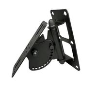 LeTkingok Extended Telescopic Speaker Wall Mount, Adjustable Universal Wall Bracket, One-Piece Molding Strong Load-Bearing (Horizontal)