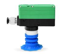 LeTkingok Industrial Bag Opening Vacuum Suction Cup Set, Silicone Robot Gripper with Lip for Plastic Flexible Packaging