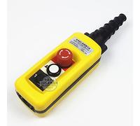 LeTkingok XAC-A2913 Waterproof Handheld Push Button Switch with Electric Hoist Handle 2 Buttons with Two Speed for TNHA1-X Cranes