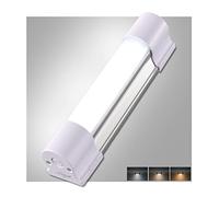 LETOUR Cabinet Light LED Tube Magnetic Light 2000Lumens 2600mAh 3 Colour Stepless Brightness Dimming Camping Lantern USB Rechargeable Portable Lights with 2 Magnets Endurance for 40 Hours