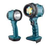 LETOUR Cordless Work Light Suitable for Makita 18V Battery 22W Cordless LED Flashlight Handheld Jobsite Spotlight with Pivoting Head for Car Repairing, Camping, Emergency (Battery not Included)