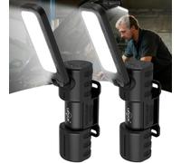 LETOUR Inspection Light 2 Pack Rechargeable LED Work Light, 2000 Lumen Magnetic