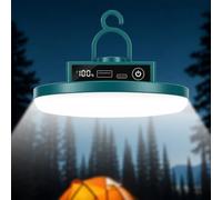 LETOUR Rechargeable Camping Light, 4800mAh LED Camping Lantern for Tents | with Stepless Dimming, Portable Hanging Tent Light, Waterproof Emergency Lamp for Hiking, Power Cuts, Fishing & Shed