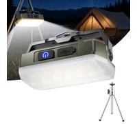 LETOUR Rechargeable Camping Lights for Tents, 4000mAh Magnetic Work Light | with Tripod Stand & Bag, Waterproof Portable Inspection Lamp for Tent, Garage, Caravan, Power Cuts, Fishing, DIY & Hiking